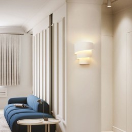 Modern Minimalist Wall Lamp Spiral Cake Sconce Light Bedside