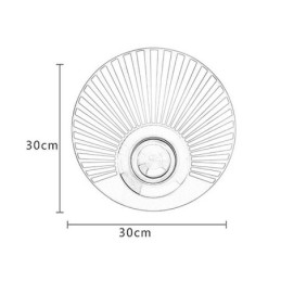 Nordic Brass Wall Lamp Hollow out Round Shape Sconce Light