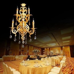 European Wall Lamp Luxurious Wall Sconce Crystal Drop Lamp Bedside Lighting