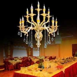 European Wall Lamp Luxurious Wall Sconce Crystal Drop Lamp Bedside Lighting