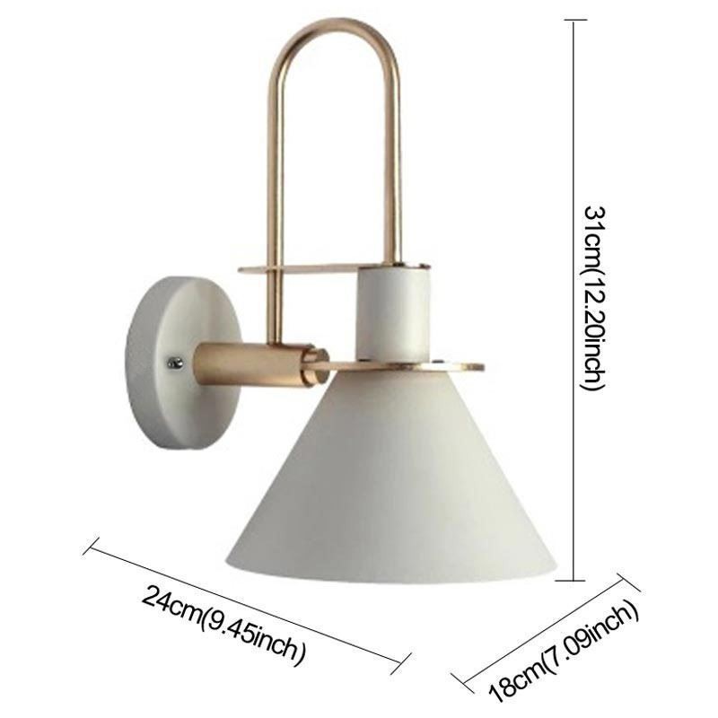 Nordic Wall Light Makron Style Wall Sconce Creative Mirror front Lamp Light