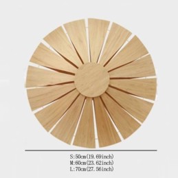 Round Flower Wall Sconce Unique Bamboo Wall Light Creative Decorative Lighting