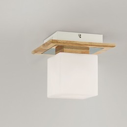 Flush Mount Mini Style Modern Contemporary Wood