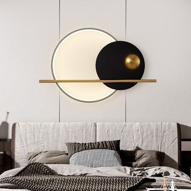 Wall Light Round Garden Wrought Iron Wall Sconce