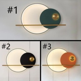 Wall Light Round Garden Wrought Iron Wall Sconce