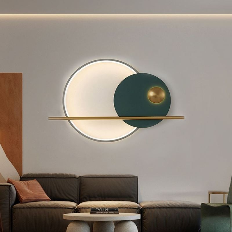 Wall Light Round Garden Wrought Iron Wall Sconce