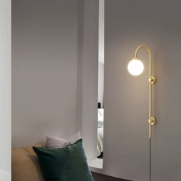 Modern Wall Sconce Brushed Gold Wall Light