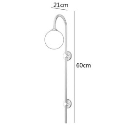 Modern Wall Sconce Brushed Gold Wall Light