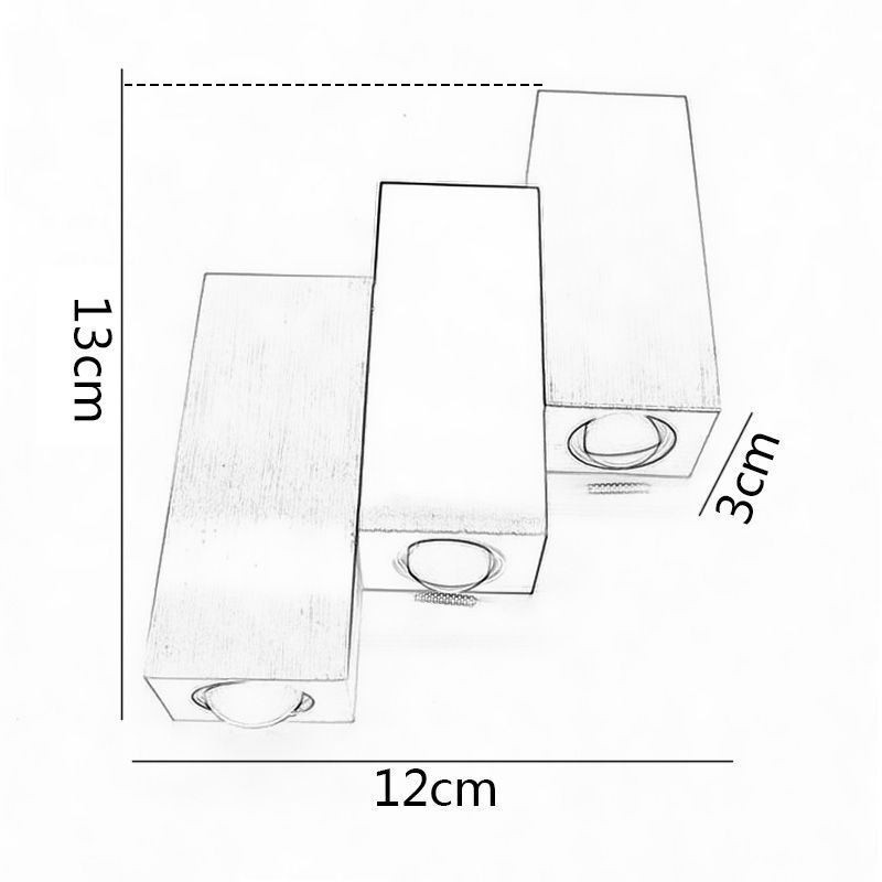 Modern Wall Lights Up And Down Wall Light Aluminum Wall Sconce