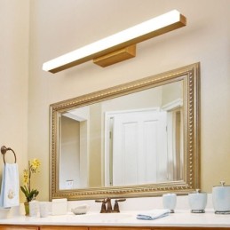 Mirror Light Solid Wood Wall Light Modern Sconce Wall Lamp