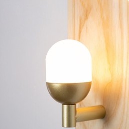 Decoration Wall Wood Lamp Entrance Aisle Lights Nordic Bedside Wall Light