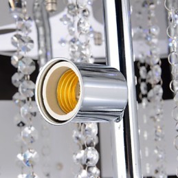 Remote Control Flush Mount Crystal Modern Contemporary