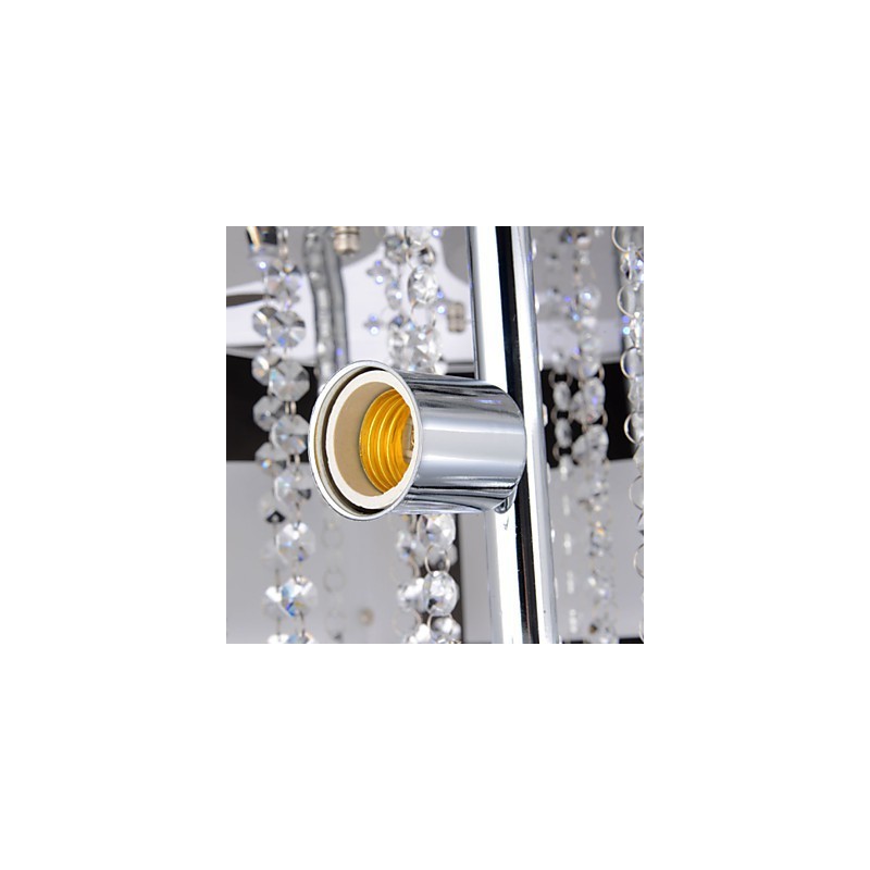 Remote Control Flush Mount Crystal Modern Contemporary