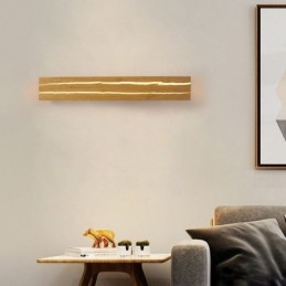Modern Wood Wall Lamp Entrance Aisle Lights Nordic Bedside Wall Light
