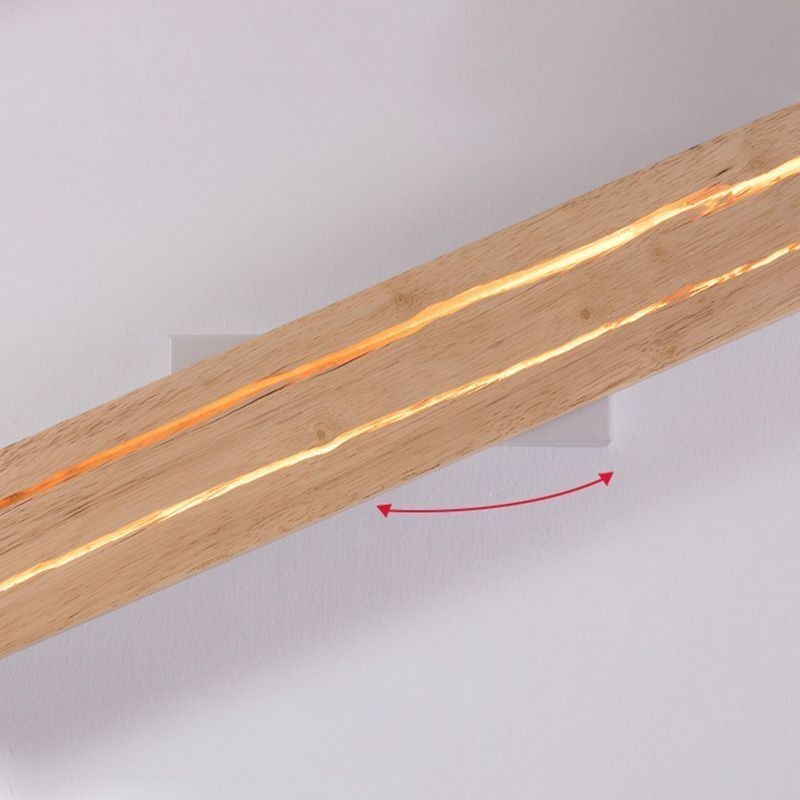 Modern Wood Wall Lamp Entrance Aisle Lights Nordic Bedside Wall Light