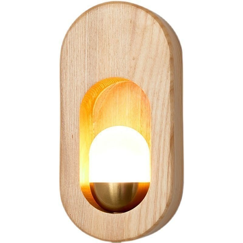 Japanese Decoration Wall Light Wood Wall Lamp Entrance Aisle