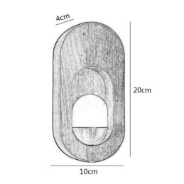 Japanese Decoration Wall Light Wood Wall Lamp Entrance Aisle