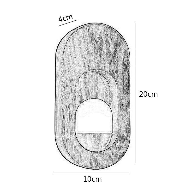 Japanese Decoration Wall Light Wood Wall Lamp Entrance Aisle