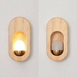 Japanese Decoration Wall Light Wood Wall Lamp Entrance Aisle