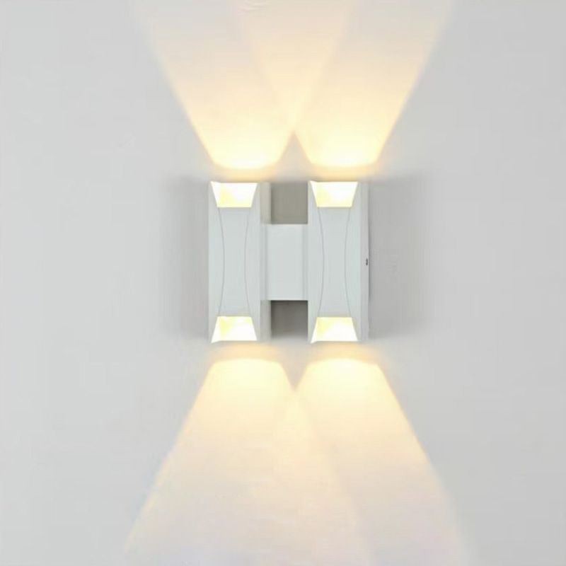 Waterproof Wall Lamp Modern Aluminum Surface Mounted Garden Porch Light