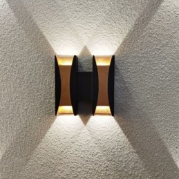 Waterproof Wall Lamp Modern Aluminum Surface Mounted Garden Porch Light