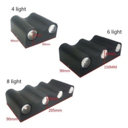 Wall Lamp Aluminum Balcony Surface Mounted Porch Light