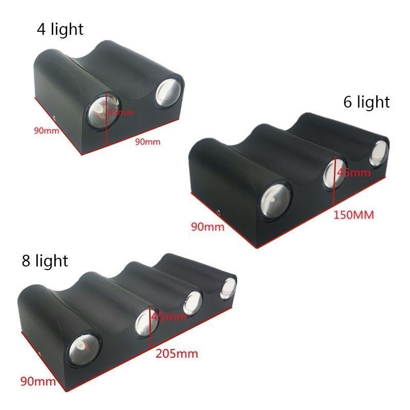 Wall Lamp Aluminum Balcony Surface Mounted Porch Light