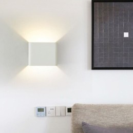 Wall Lamp Aluminum Balcony Surface Mounted Cube Porch Light