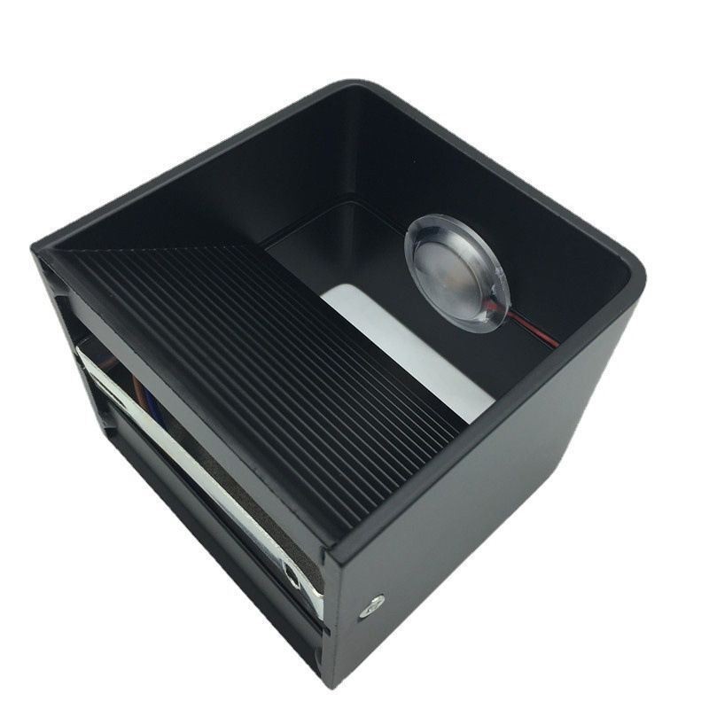 Wall Lamp Aluminum Balcony Surface Mounted Cube Porch Light