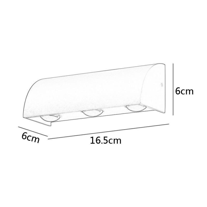 Wall Lamp Waterproof Aluminum Stairs Wall Light