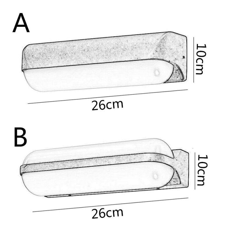 Wall Lamp Aluminum Waterproof Wall Light Stair Bathroom Corridor