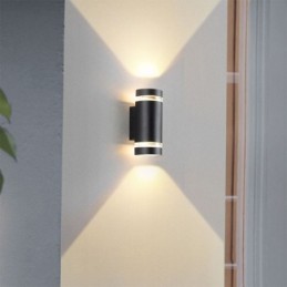 Wall Light Waterproof Up Down Aluminum Double Head Wall Lamp
