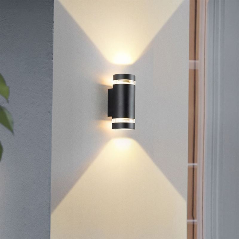 Wall Light Waterproof Up Down Aluminum Double Head Wall Lamp