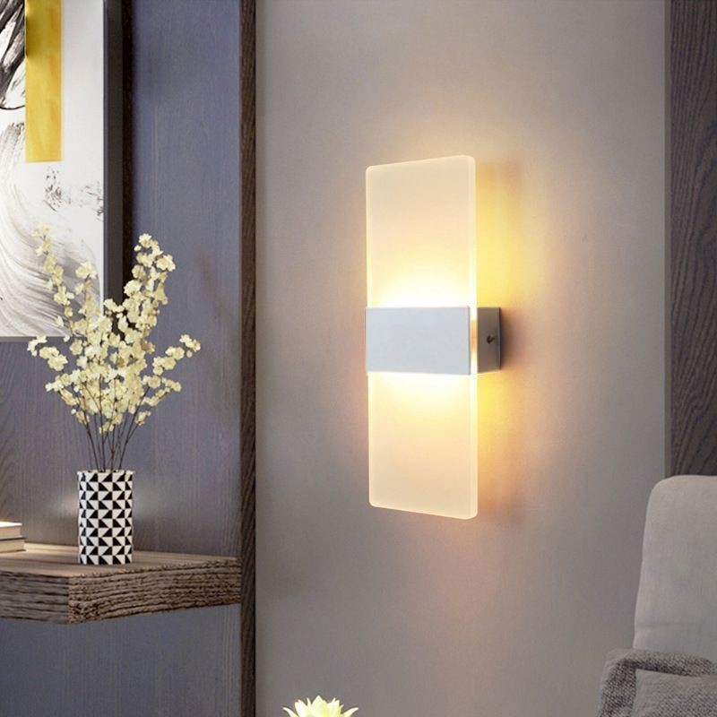 Minimalist Modern Wall Lights Bedside Aisle Stairs Kitchen Flats Lamps