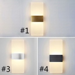 Minimalist Modern Wall Lights Bedside Aisle Stairs Kitchen Flats Lamps