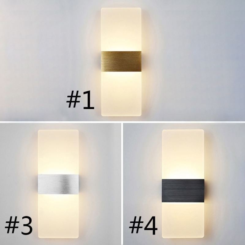Minimalist Modern Wall Lights Bedside Aisle Stairs Kitchen Flats Lamps