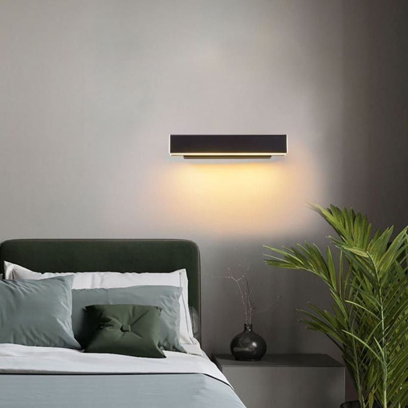 Wall Lamp Rotatable Bedside Lighting Lamp Aluminum