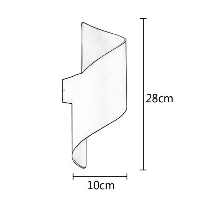 Aluminum Wall Lights Waterproof Wall Lamp Courtyard Porch