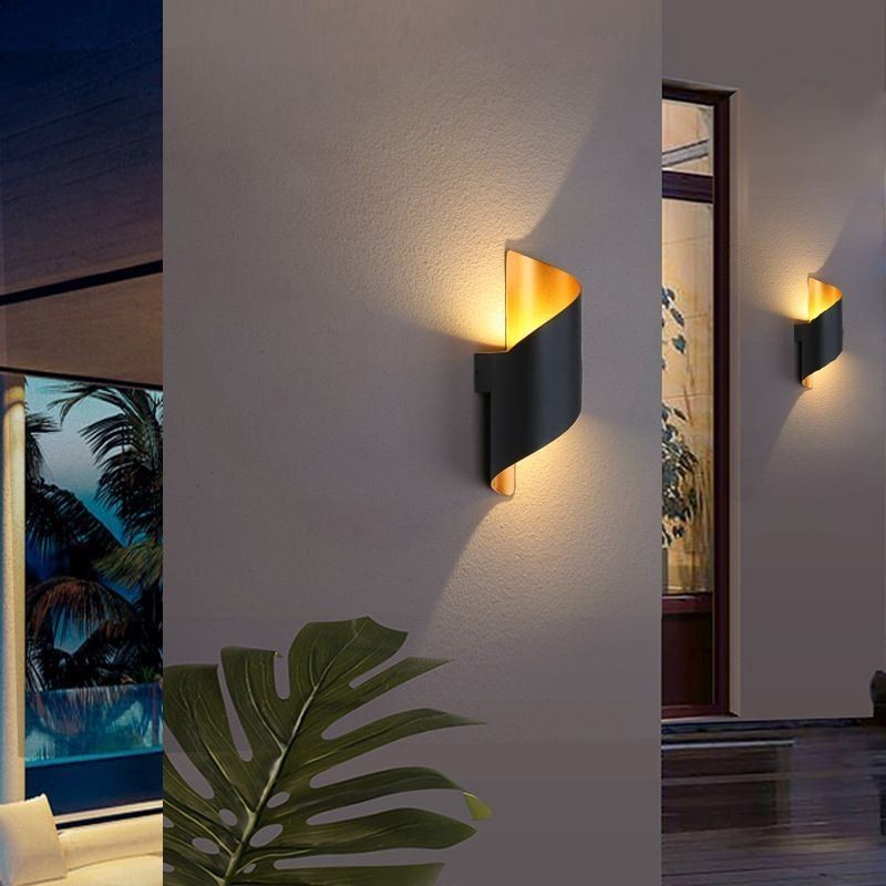 Aluminum Wall Lights Waterproof Wall Lamp Courtyard Porch