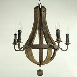 Chandelier 5 lights Vintage Retro Country Living Dining Metal
