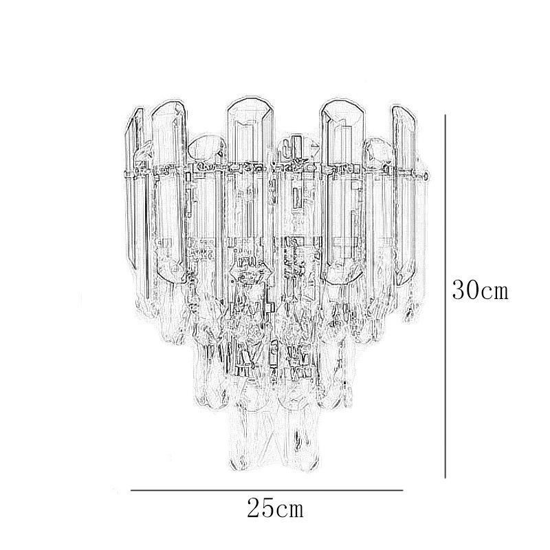 European Wall Sconces Crystal Wall Lights Bathroom