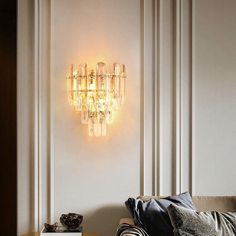 European Wall Sconces Crystal Wall Lights Bathroom