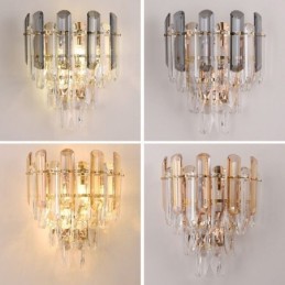 European Wall Sconces Crystal Wall Lights Bathroom