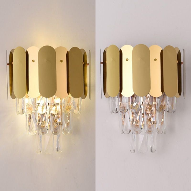 Modern Crystal Wall Sconce Wall Lamp Fixtures Bedside
