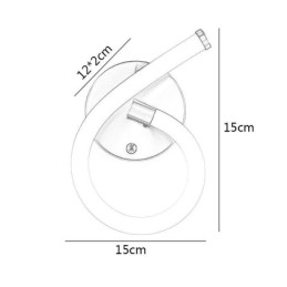 Number Light Arabic Numeral 6 Lamp