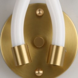 Modern Wall Light Creativity Sconce Wall Lamp Copper Sheep Horn 2 Lights