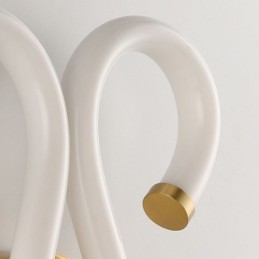 Modern Wall Light Creativity Sconce Wall Lamp Copper Sheep Horn 2 Lights