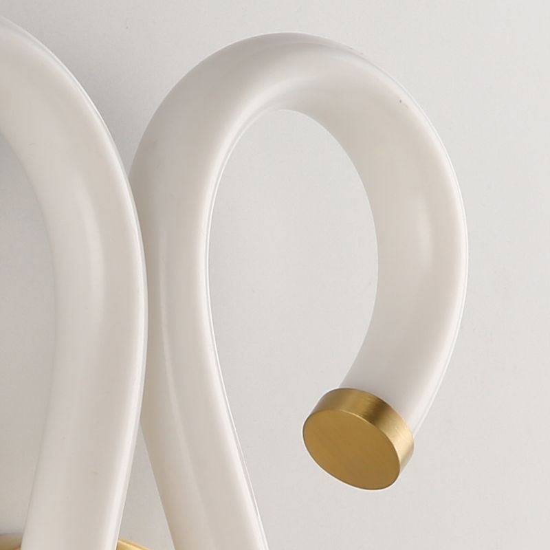 Modern Wall Light Creativity Sconce Wall Lamp Copper Sheep Horn 2 Lights