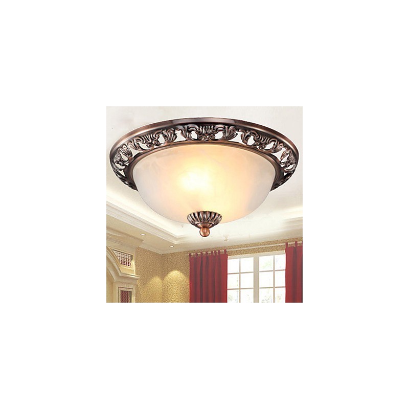 Europe Type Resin Glass Dome Light Sweet To Absorb Dome Light Lamp