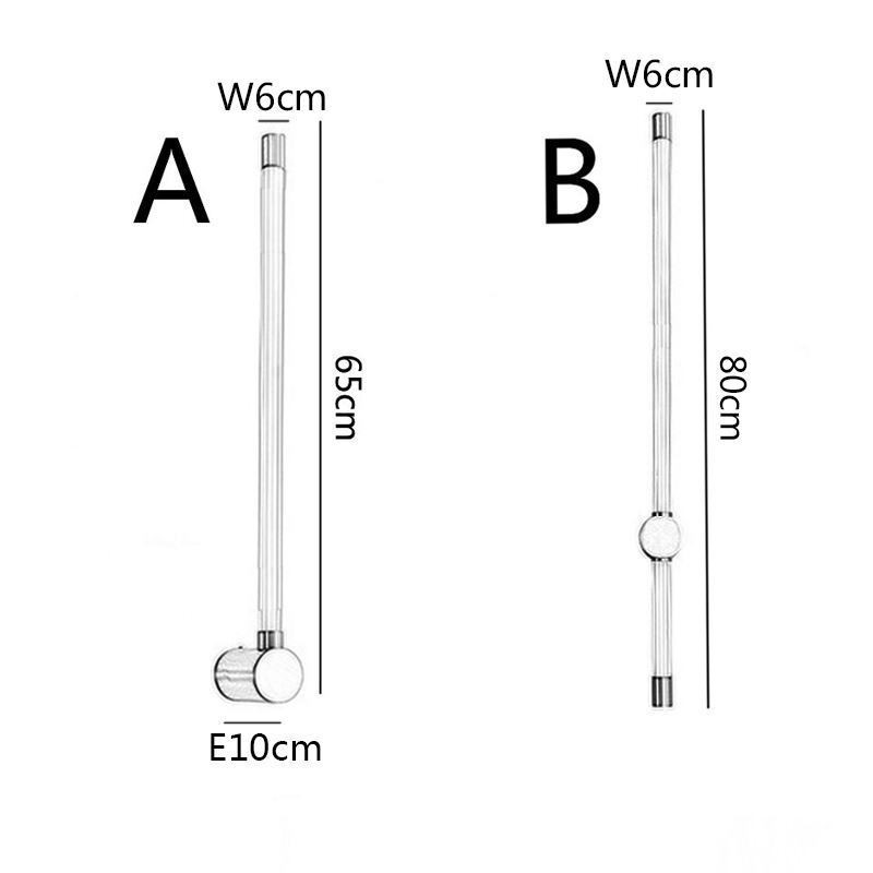 Brass Sconce Modern Acrylic Strip Wall Light